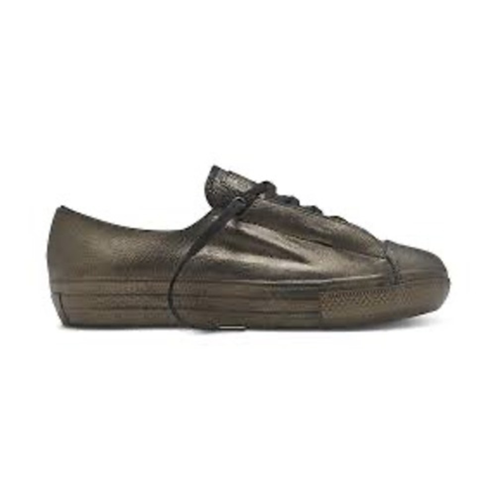 Converse high line ox metallic leather shroud sneakers punk gothic womens size 9